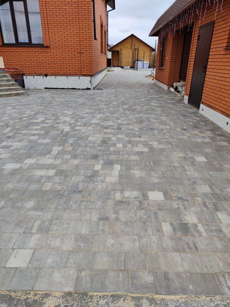 Укладка брусчатки