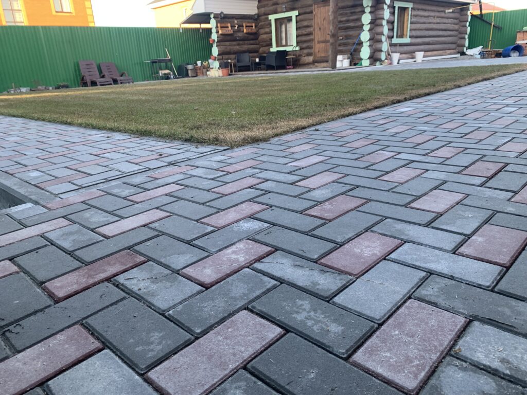 Укладка брусчатки