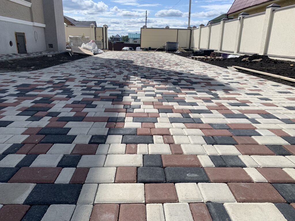 Укладка брусчатки