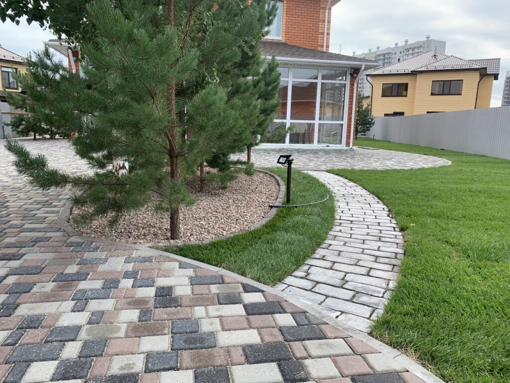 Укладка брусчатки