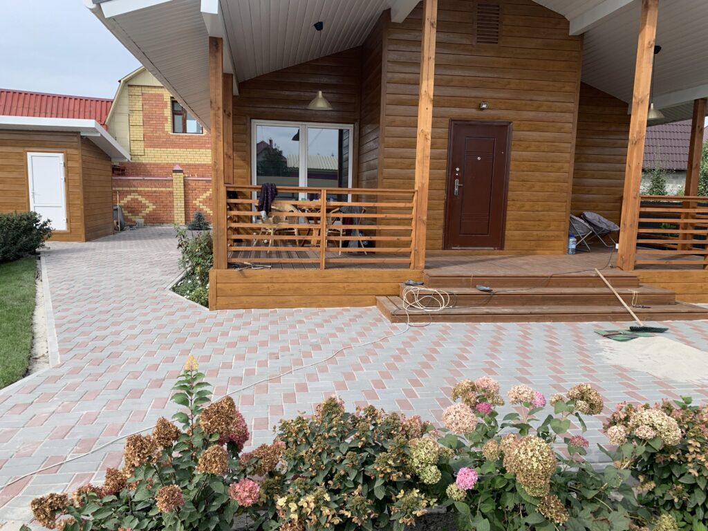 Укладка брусчатки