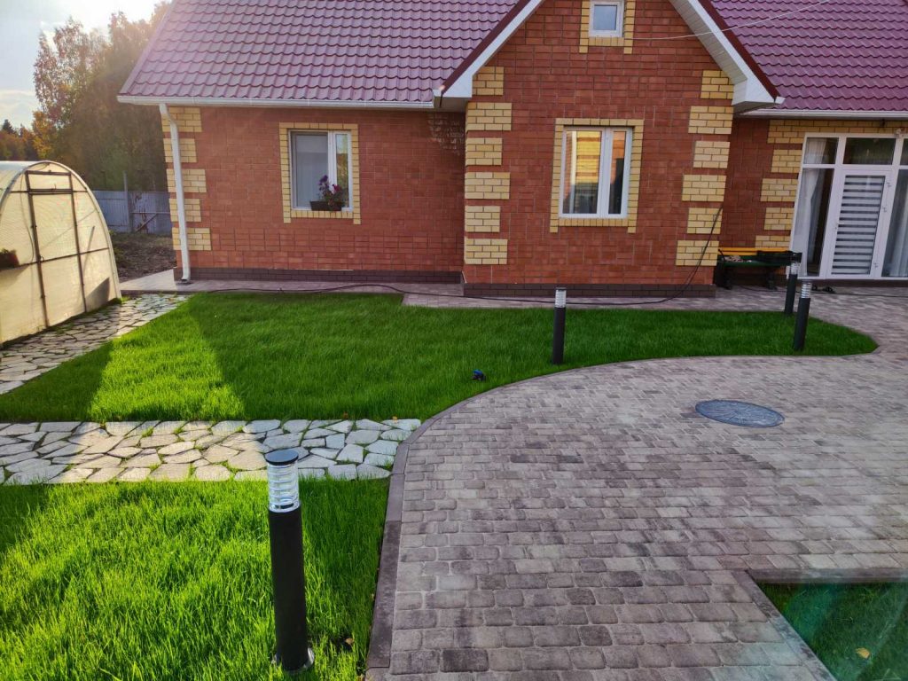 Укладка брусчатки