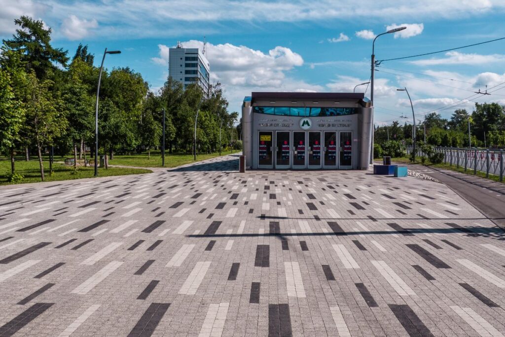 Тротуарная плитка Абрис, мрамор, белая (Б.3.А.6)