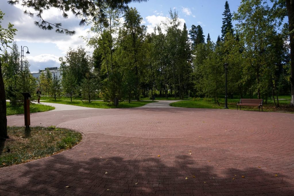Тротуарная плитка Абрис, гранит, красная (Б.3.А.6)