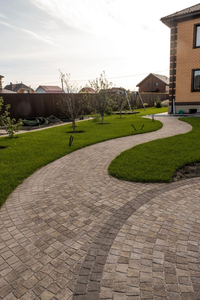 Тротуарная плитка Абрис, гранит, коричневая (Б.3.А.6)