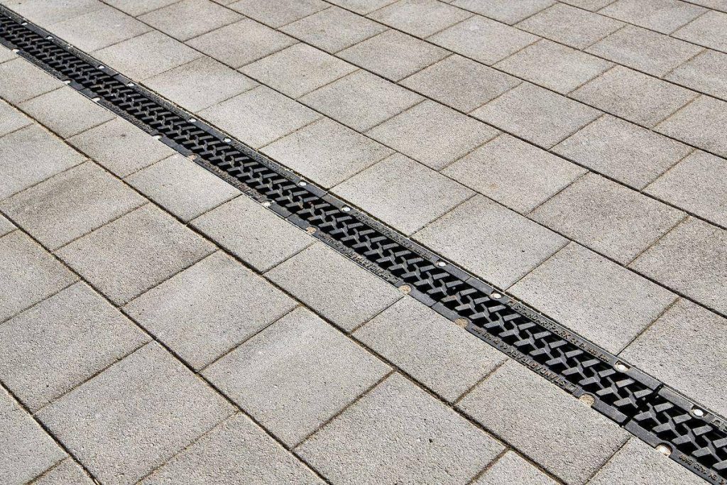 Тротуарная плитка Квадрат 300х300, гранит, серая (Б.1.К.6)