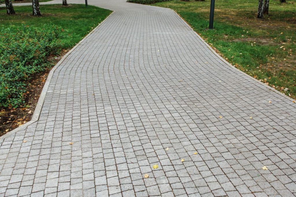 Тротуарная плитка Абрис, гранит, серая (Б.3.А.6)