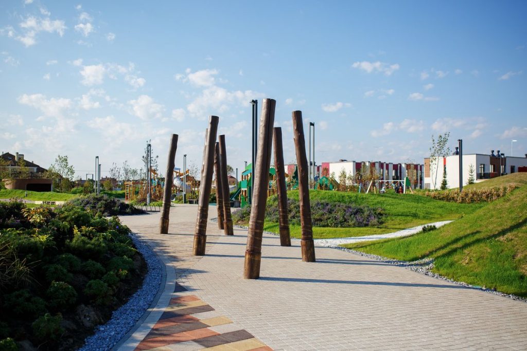 Тротуарная плитка Квадрат 100х100, гранит, белая (Б.3.К.6)